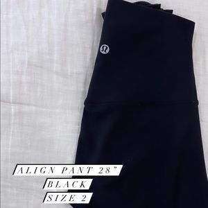 Lululemon Align Pant 28”